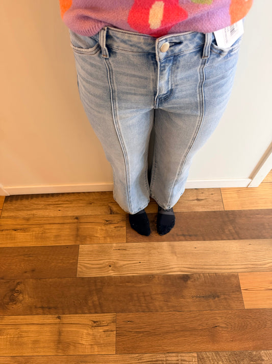 Flying Money Light Wash Denim