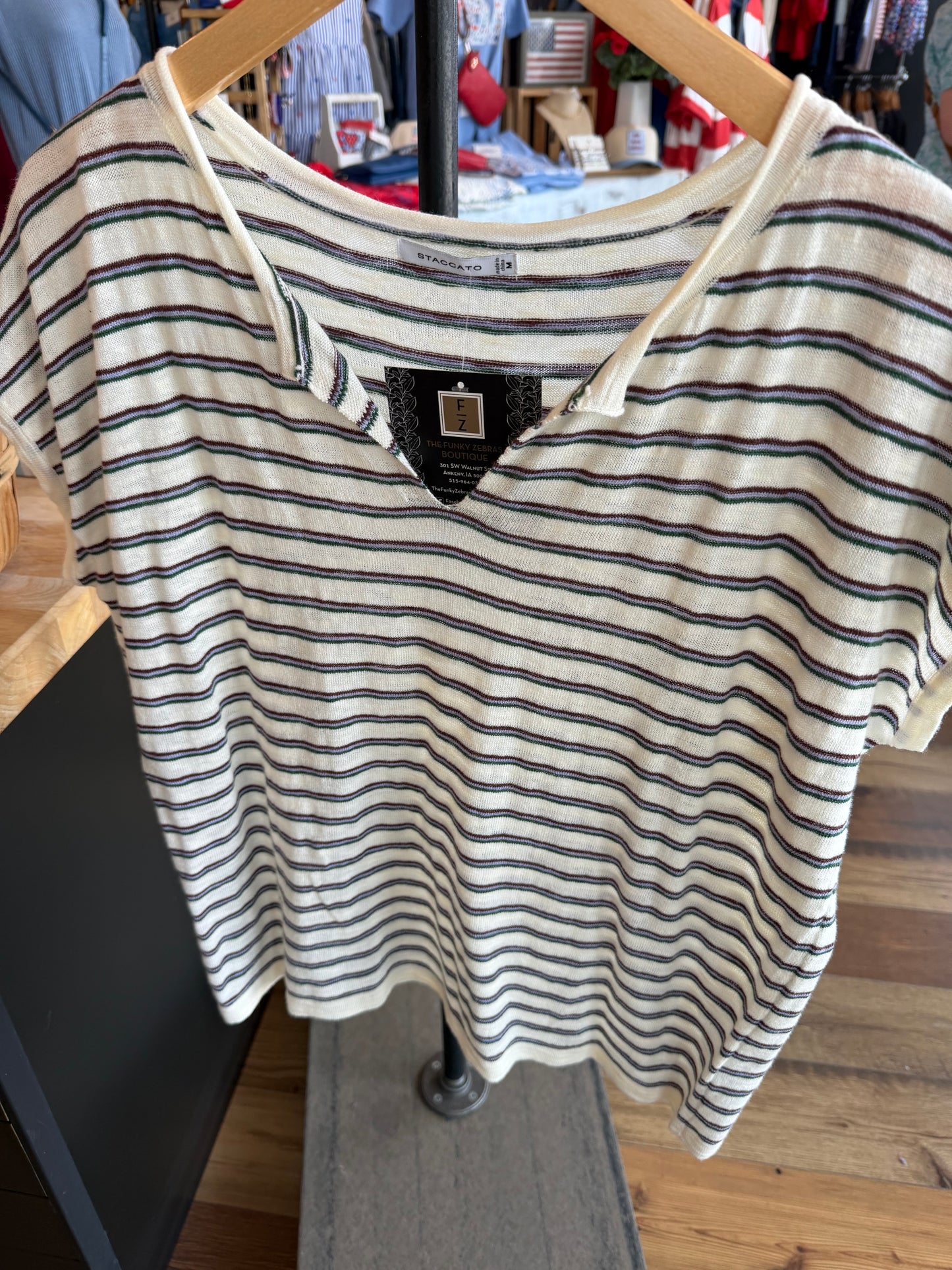 ISABELLA STRIPE KNIT TOP