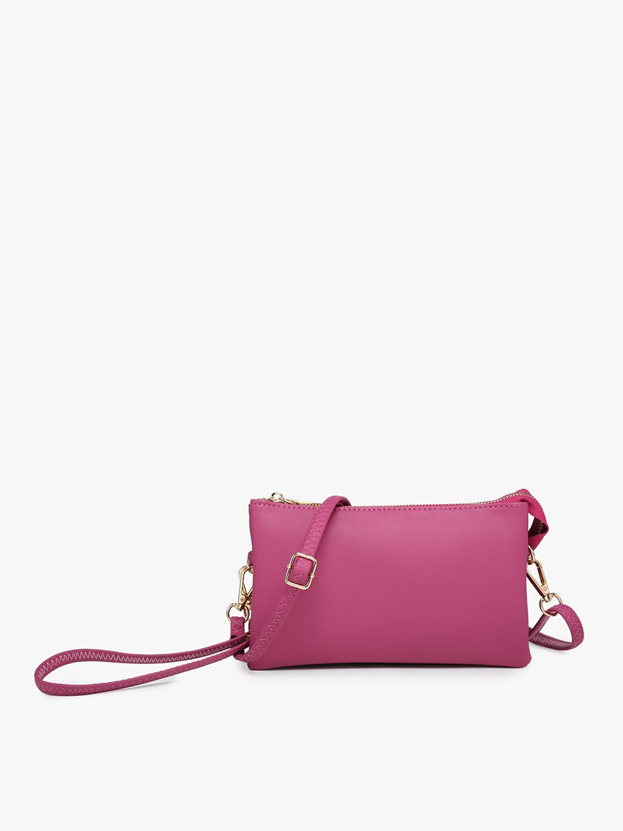 3 Compartment Crossbody/Wristlet in Assorted Colors