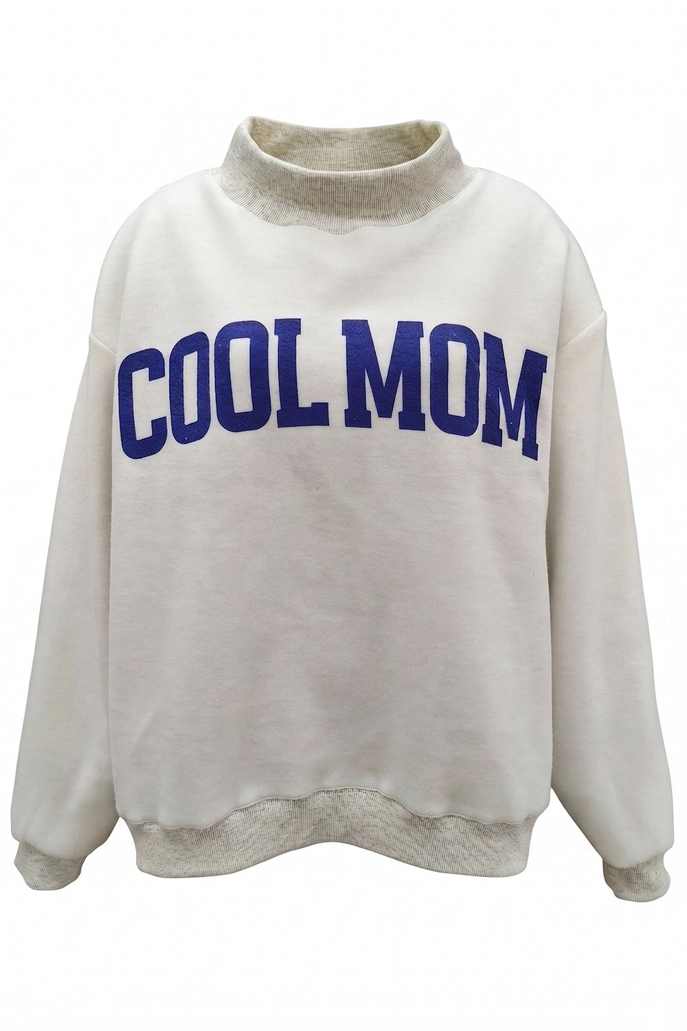 MOTHER & COOL MOM REVERSIBLE MOCK SWEATSHIRT