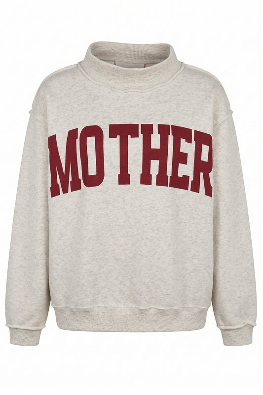 MOTHER & COOL MOM REVERSIBLE MOCK SWEATSHIRT