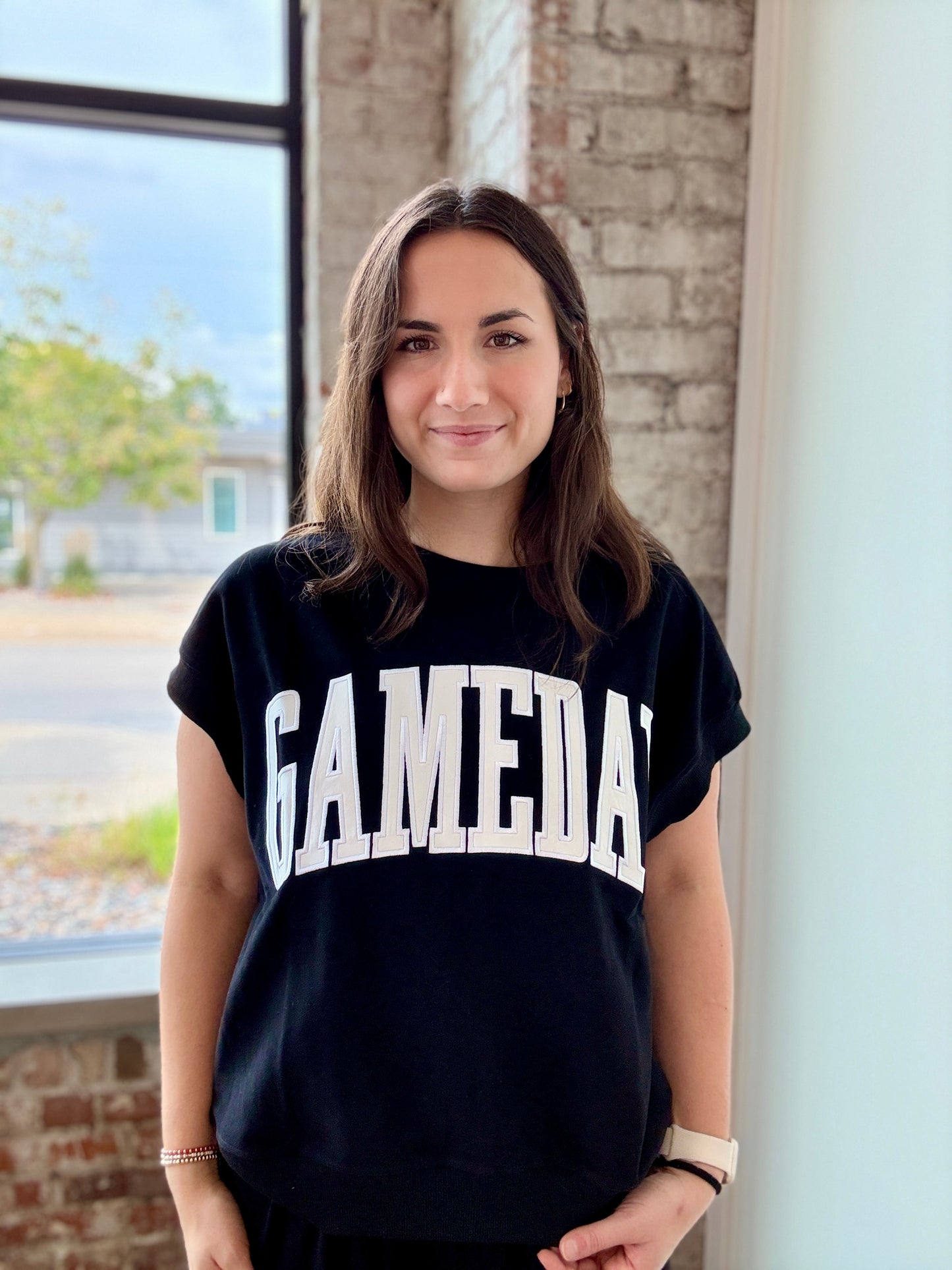 GAME DAY EMBROIDERED TEE