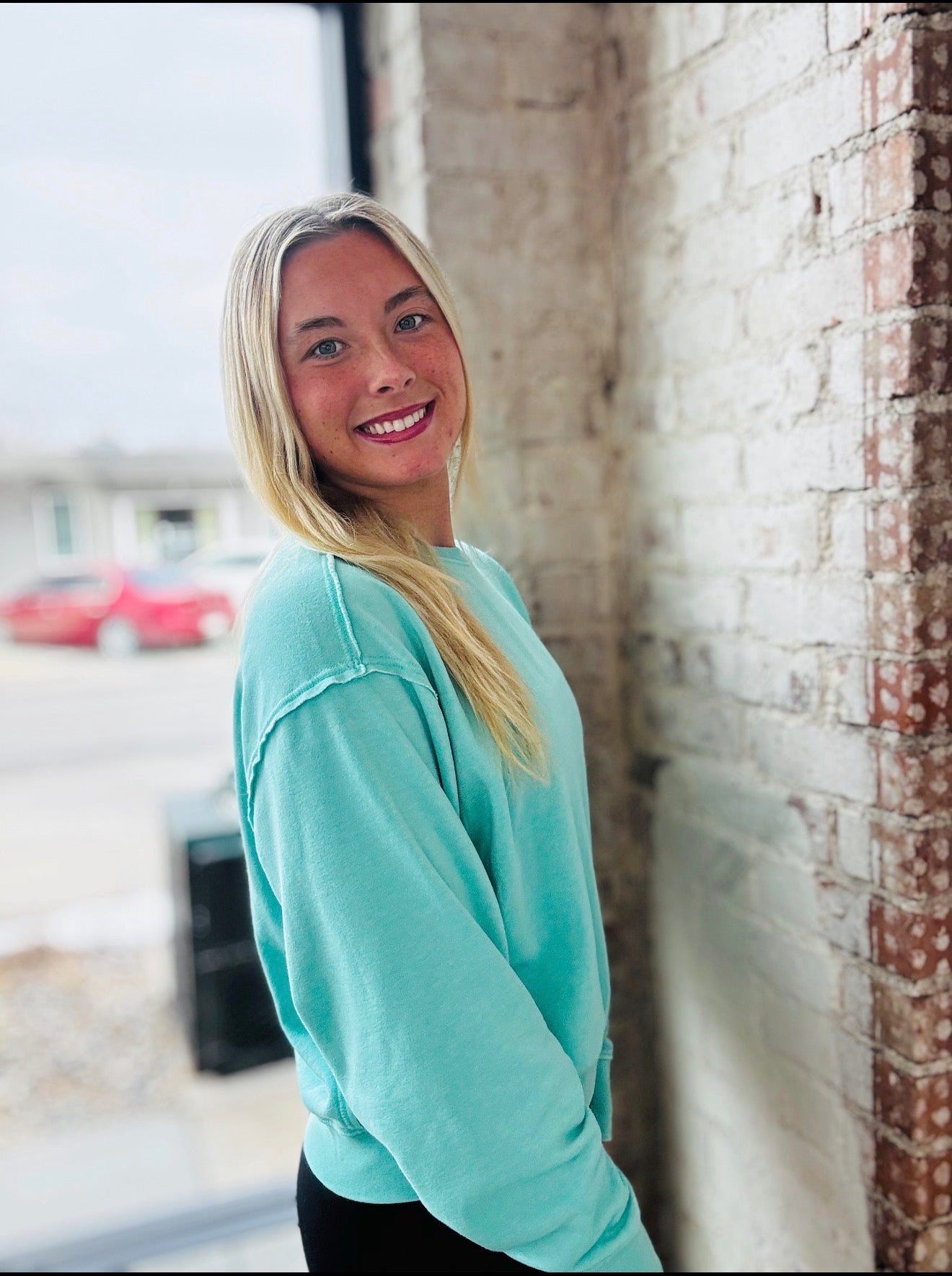 Turquoise Lightweight Pullover