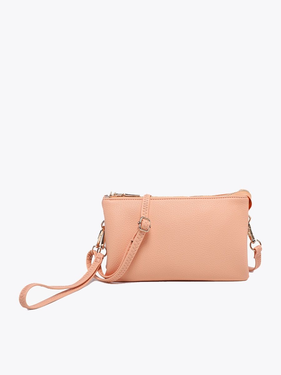 3 Compartment Crossbody/Wristlet in Assorted Colors