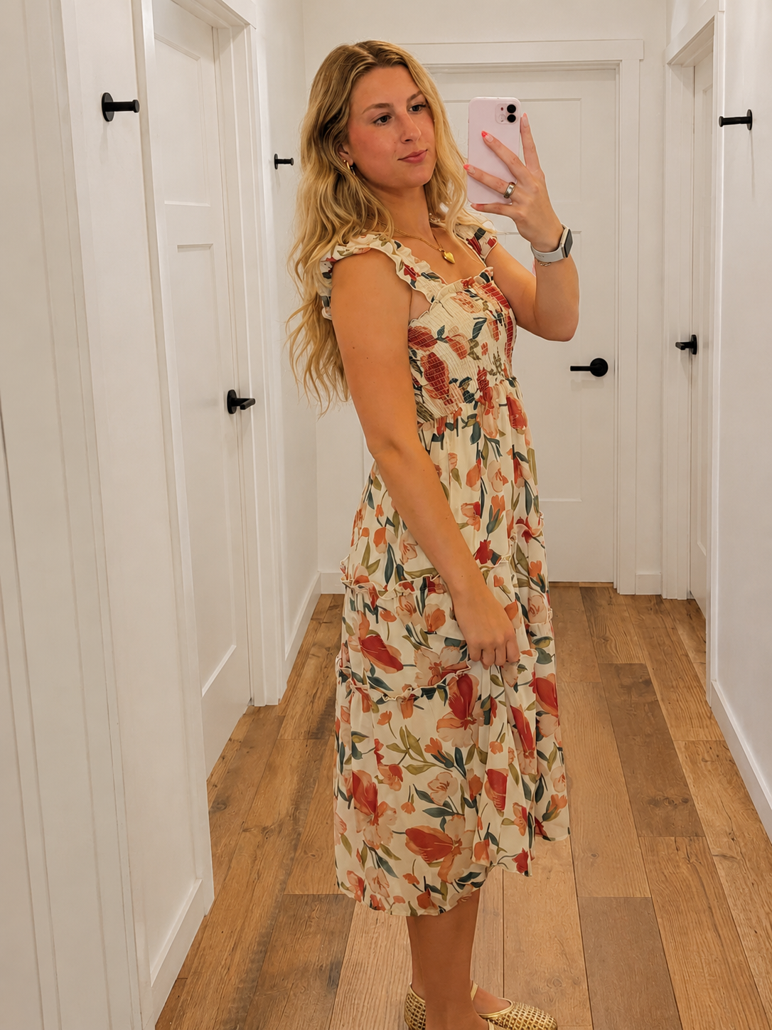 SWEET BLOSSOM MIDI DRESS