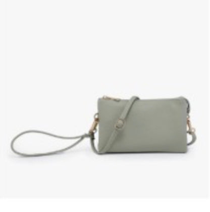 CROSSBODY/WRISTLET—MULTIPLE COLORS