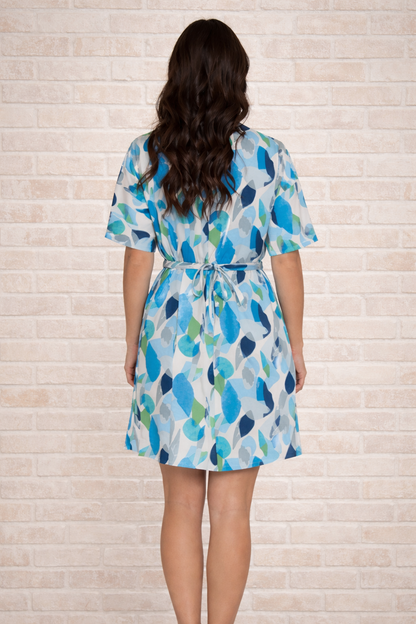 Abstract Shirt Dress