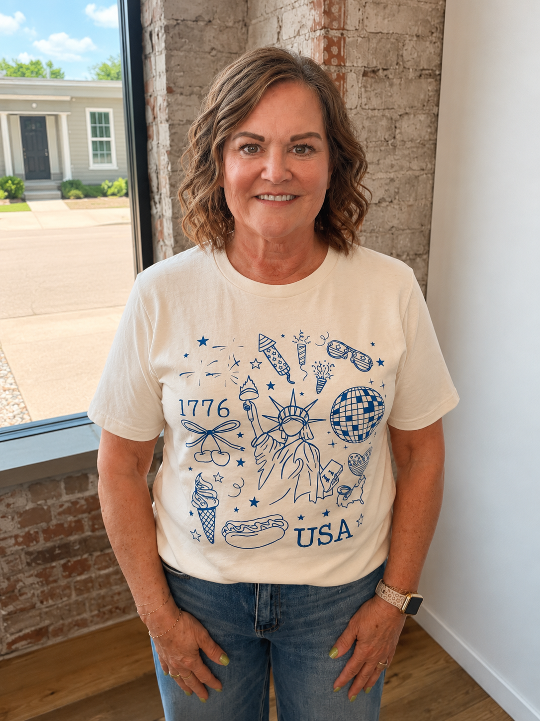 1776 USA GRAPHIC TEE