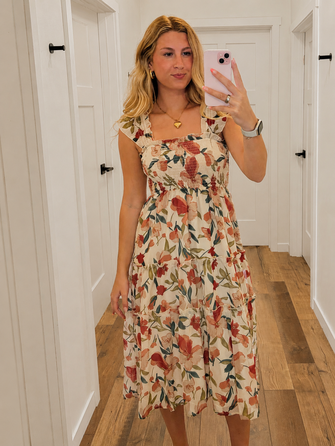 SWEET BLOSSOM MIDI DRESS