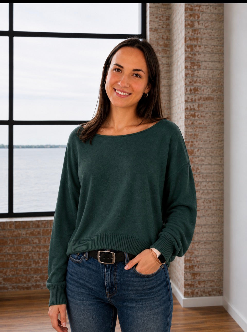 JUNIPER BOAT NECK PULLOVER