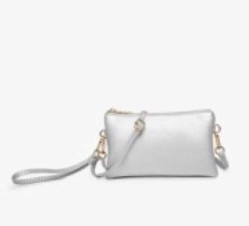 CROSSBODY/WRISTLET—MULTIPLE COLORS