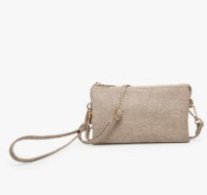 CROSSBODY/WRISTLET—MULTIPLE COLORS
