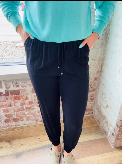 Black Lightweight Joggers