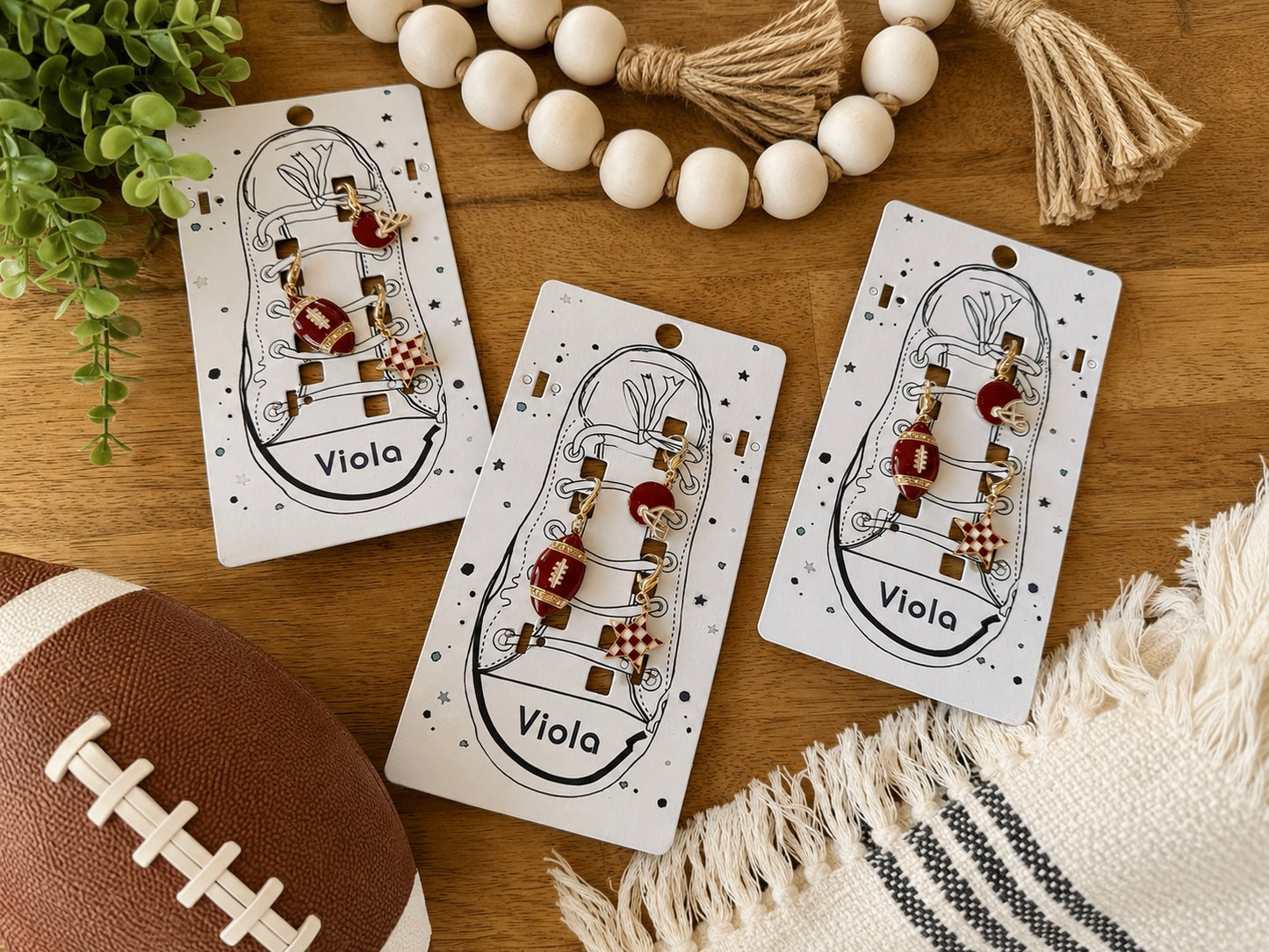 GAME DAY BAG CHARMS