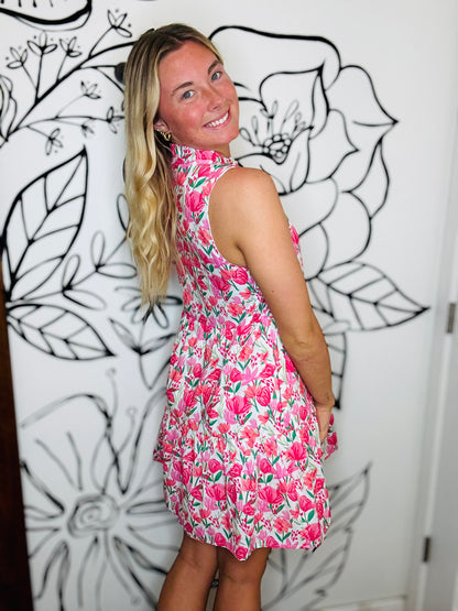 TULIP PRINT DRESS