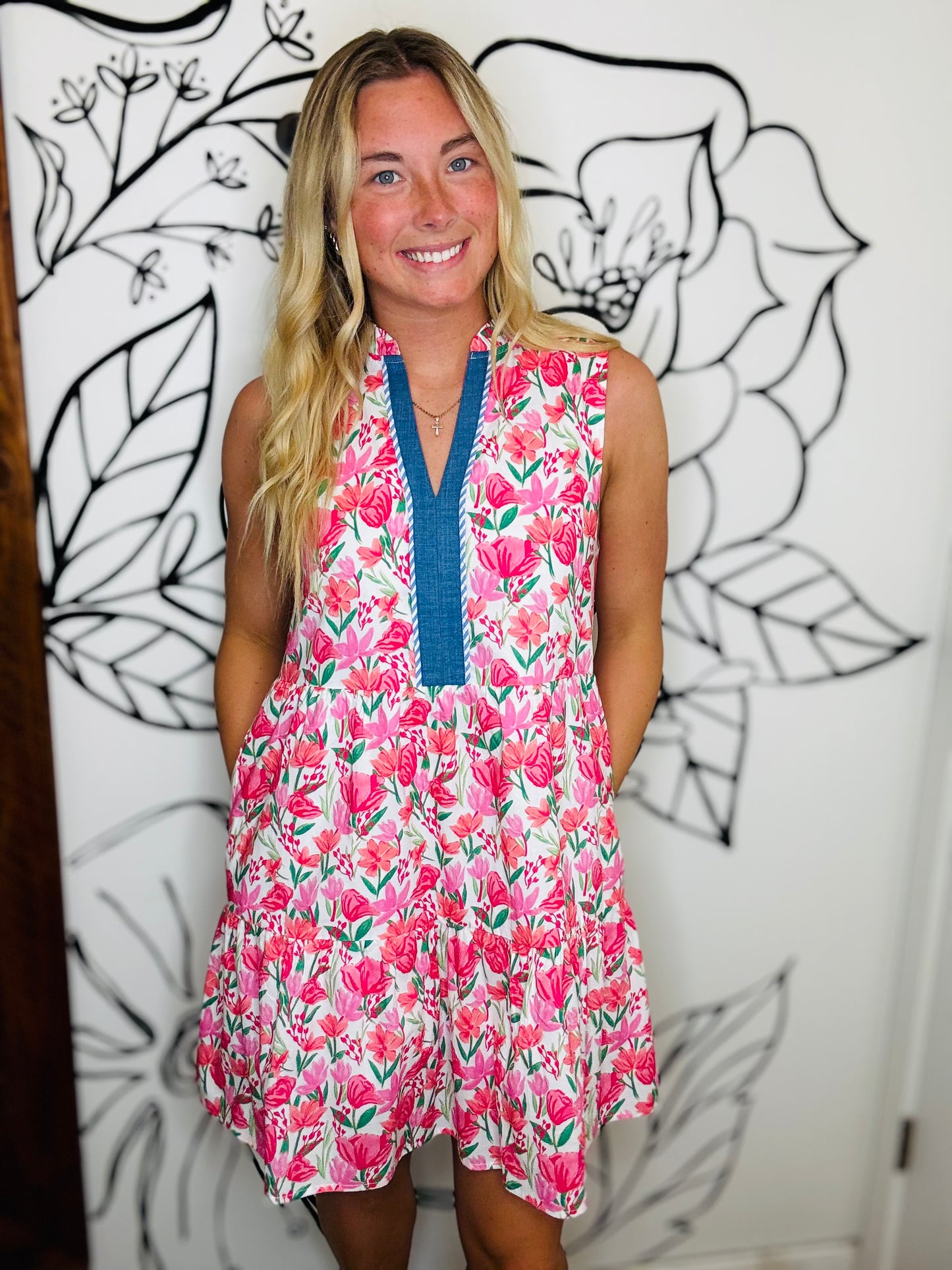 TULIP PRINT DRESS