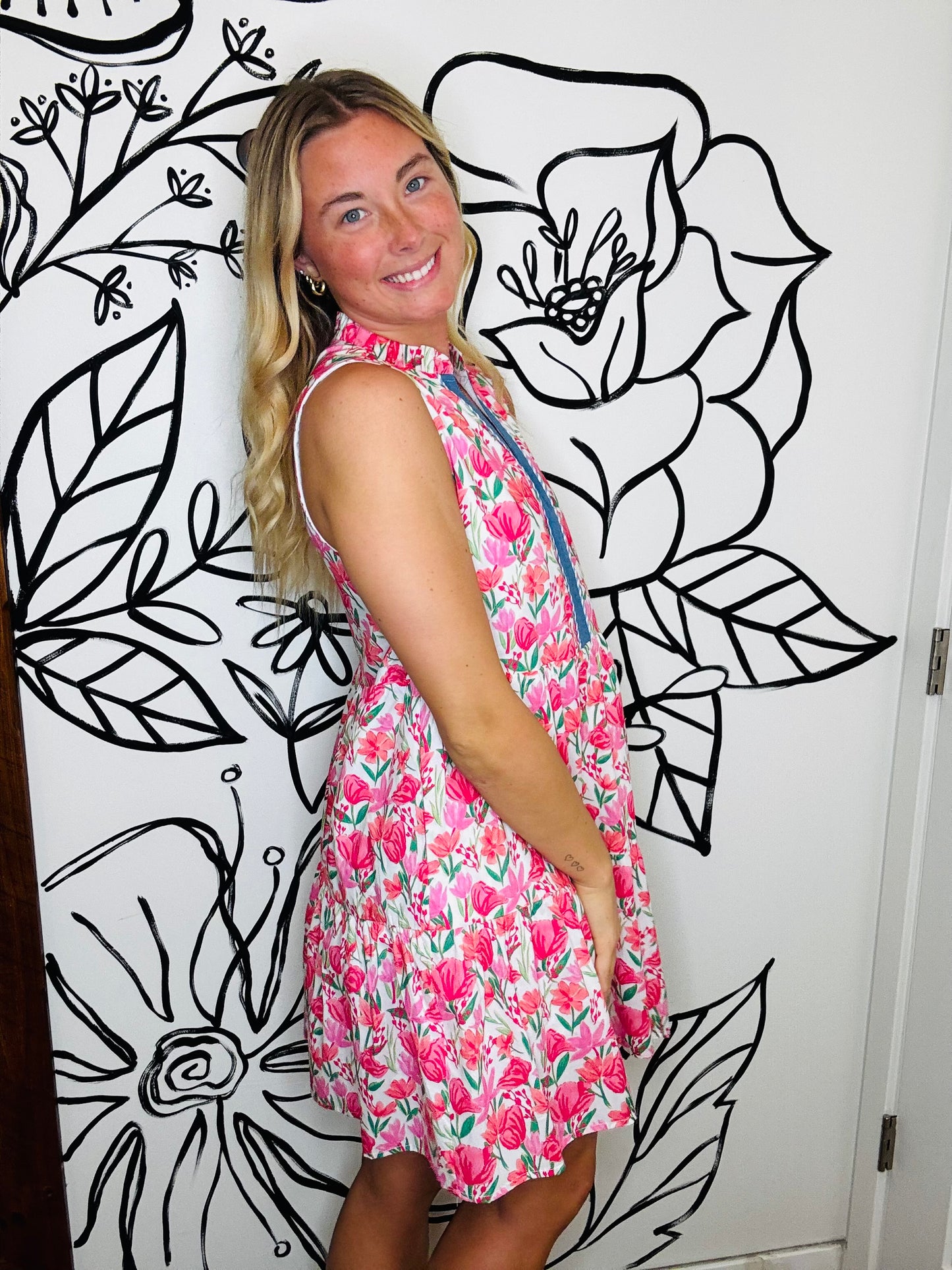 TULIP PRINT DRESS