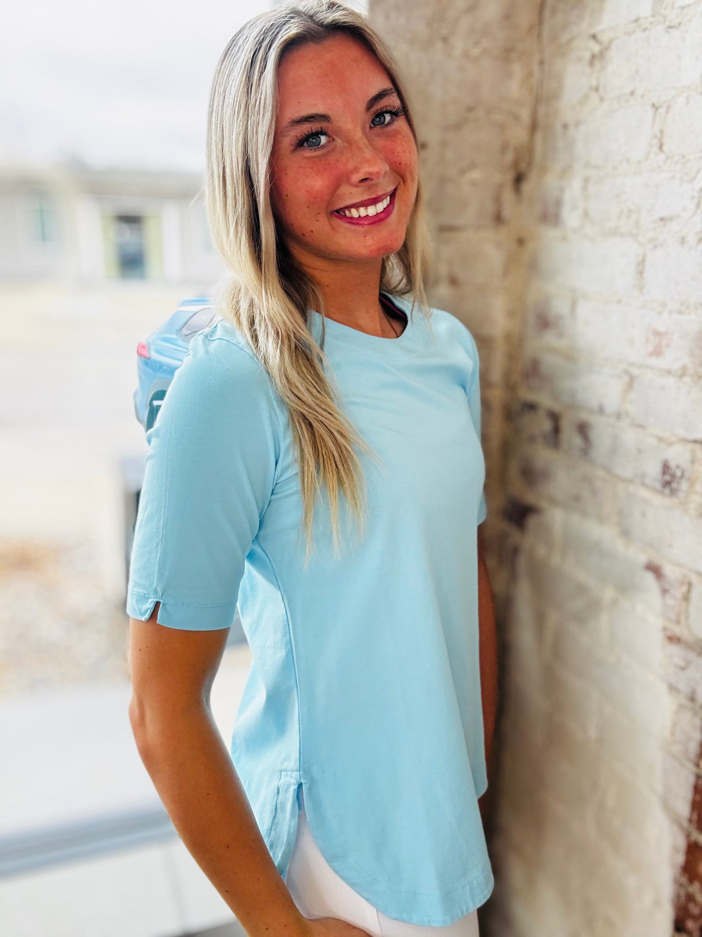 Soft Sky Blue Tee