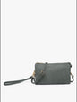 3 Compartment Crossbody/Wristlet in Assorted Colors