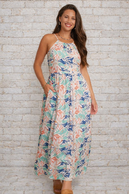 PRINT MAXI DRESS
