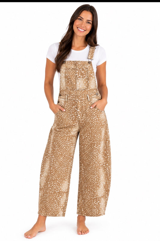 JORDAN STRETCHED DEER BAMBI PRINT
LOOSE FIT BARREL DENIM