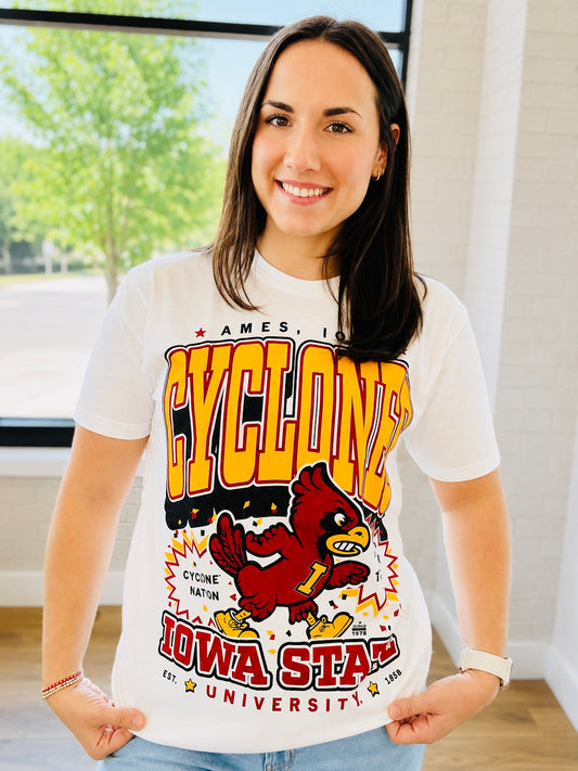 IOWA STATE RETRO GRAPHIC TEE
