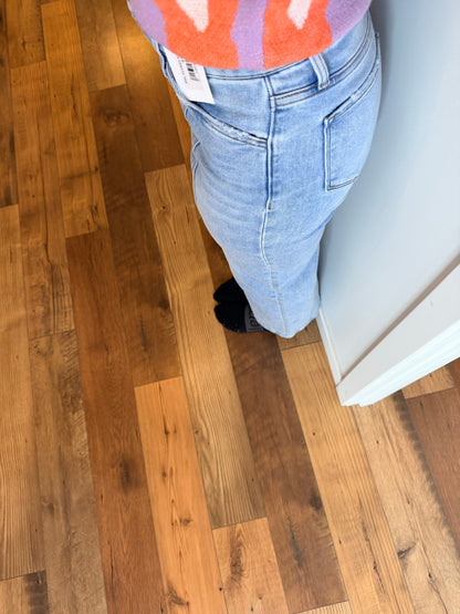 Flying Money Light Wash Denim