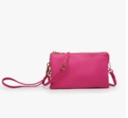 CROSSBODY/WRISTLET—MULTIPLE COLORS
