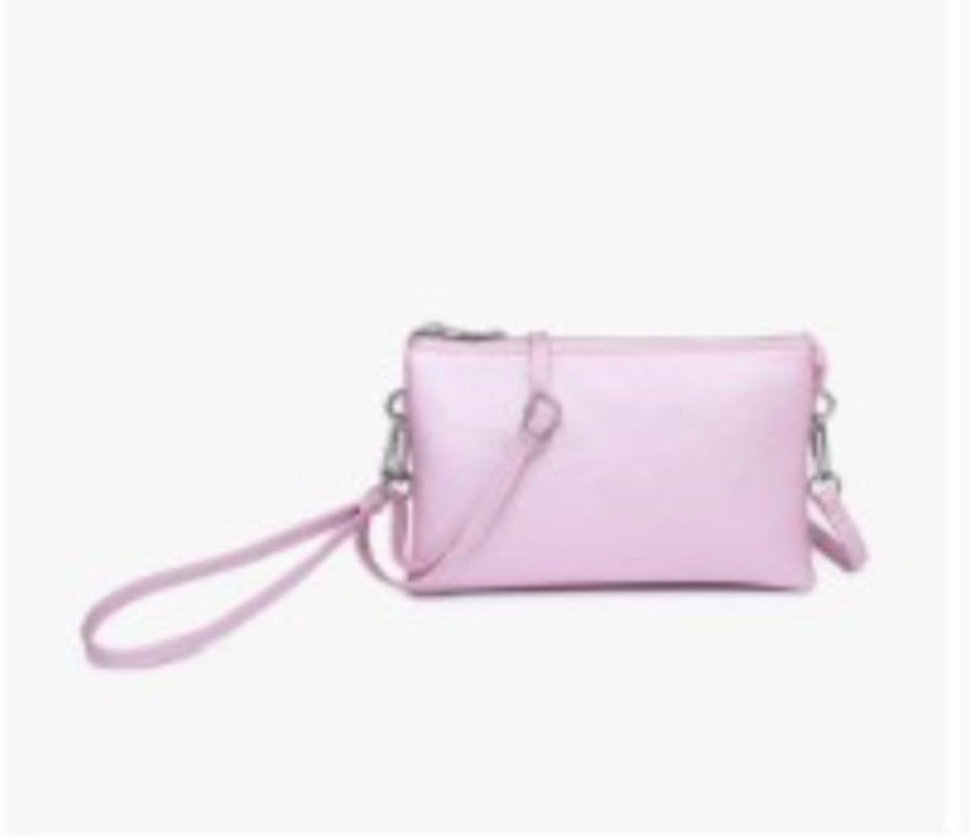 CROSSBODY/WRISTLET—MULTIPLE COLORS