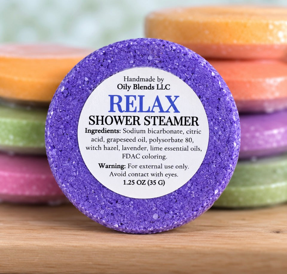 ESSENTIAL OIL SHOWER
STEAMERS