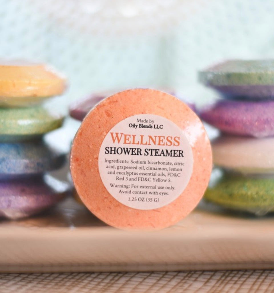 ESSENTIAL OIL SHOWER
STEAMERS
