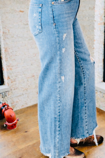 Hidden Distressed Dad Jean