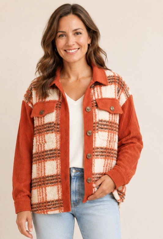 PLAID SHERPA & CORDUROY
SHACKET