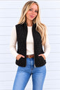 JANET QUILTED ZIP-UP VEST