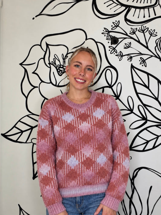 RACHAEL PLAID SWEATER