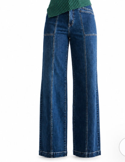 HIGH RISE MICA WIDE SEAM JEAN