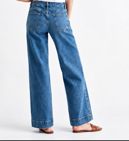 MICA MID-RISE WIDE LEG JEAN
