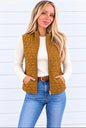 JANET QUILTED ZIP-UP VEST
