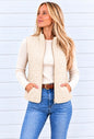 JANET QUILTED ZIP-UP VEST