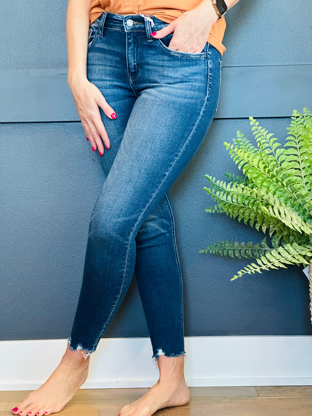 Vervet Mid Rise Skinnies