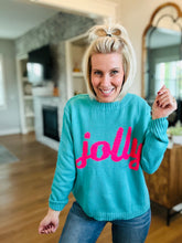 Load image into Gallery viewer, Teal Jolly Sweater •online exclusive•
