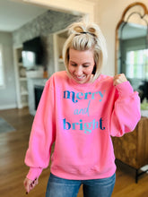 Load image into Gallery viewer, Merry &amp; Bright Sweatshirt •online exclusive•
