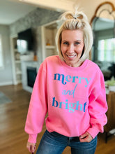 Load image into Gallery viewer, Merry &amp; Bright Sweatshirt •online exclusive•
