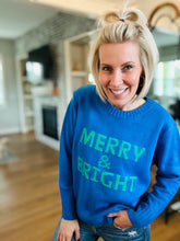 Load image into Gallery viewer, Royal Merry &amp; Bright Sweater •online exclusive•
