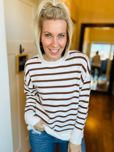 Chocolate Stripe Sweater
