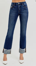 Load image into Gallery viewer, Risen Cuffed Non-Distressed Jeans
