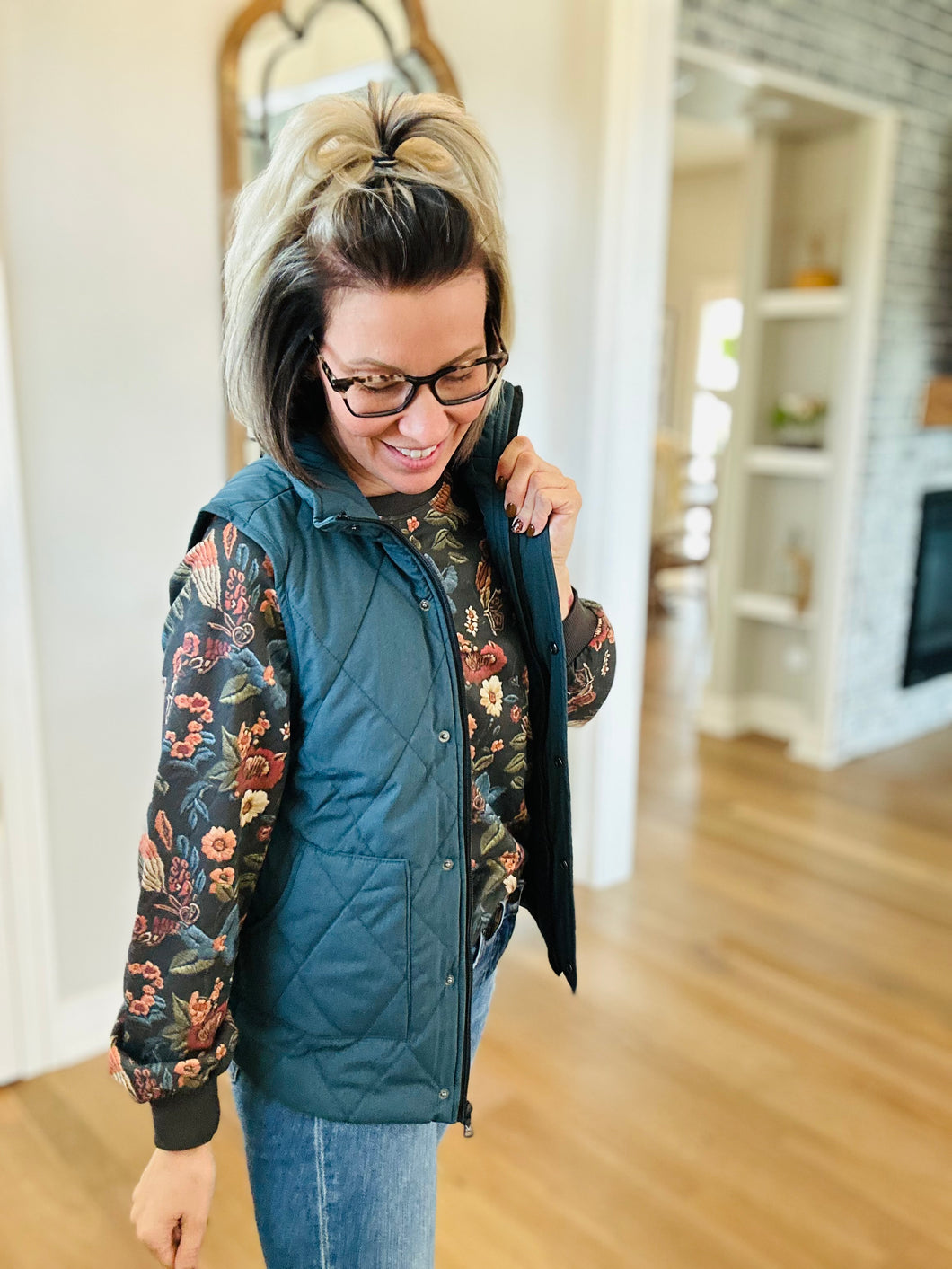 Teal Remy Vest S-Xl