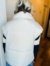 Load image into Gallery viewer, Ivory Puff Vest
