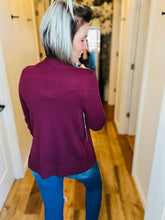 Load image into Gallery viewer, Cranberry Pocket Cardigan
