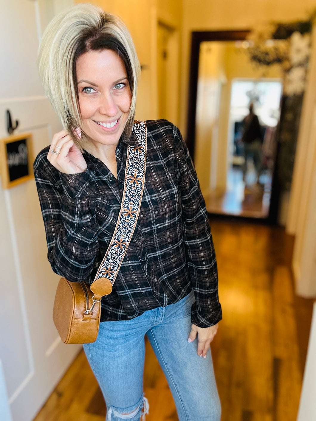 Thread & Supply Plaid Button Up